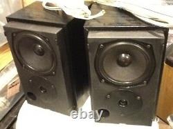 Sansui Sp-x111k Hi-fi Home Audio Bookshelf Two-way Stereo Speakers Black