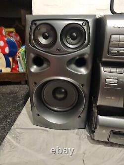 Sanyo DC F300U Digital Stereo Sound System Tape Tuner & CD Speakers SX-F300