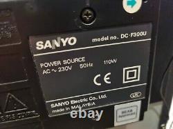 Sanyo DC F300U Digital Stereo Sound System Tape Tuner & CD Speakers SX-F300