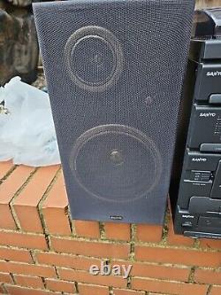 Sanyo Sound System Stereo turntable/cassette player/FM AM/speakers Model DC-X891