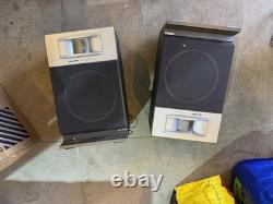 Sharp CP-V300H 2-Way Speaker System Black Silver Audio Vintage boxed see photos