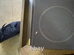 Sharp CP-V300H 2-Way Speaker System Black Silver Audio Vintage boxed see photos