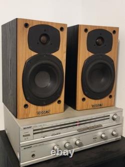 Sharp SA-11 Stereo Receiver + Tannoy Mercury M1 Cherry Speakers