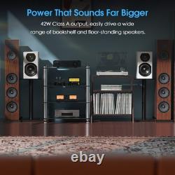 Single-Ended Class A Integrated Amplifier HiFi Stereo Home Audio Amp 42W x2
