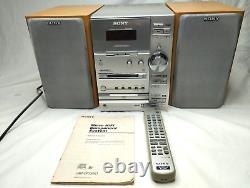 Sony CMT-CP33MD Micro HiFi Audio Shelf Stereo System CD/Tape/MD/Tuner/Speakers