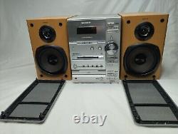 Sony CMT-CP33MD Micro HiFi Audio Shelf Stereo System CD/Tape/MD/Tuner/Speakers