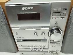 Sony CMT-CP33MD Micro HiFi Audio Shelf Stereo System CD/Tape/MD/Tuner/Speakers