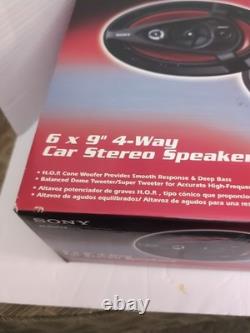Sony Car Stereo Speakers XS-R6942 6X9 4-way