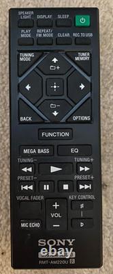 Sony MHC-V11 High Power Bluetooth Party Speaker Home Audio System + Remote