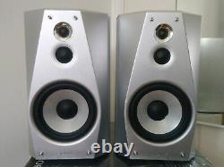 Sony SS-HA1 Hi-Res Audio Stereo Bookshelf Speaker System Silver