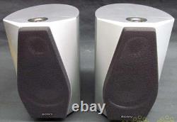Sony SS-HA3 Bookshelf Speaker Pair Hi-Res Audio Compact Stereo Japan Used