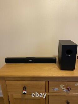 Sound Bar with Subwoofers, Saiyin Sound Bars for TV Ultra Slim 24 Inch Wired