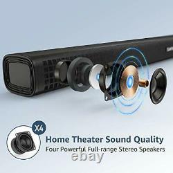 Sound Bars for TV, Wired and Wireless Bluetooth 5.0 TV Stereo Speakers