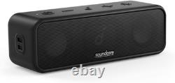 Soundcore 3 by Anker, Bluetooth Speaker with Stereo Sound, Pure Black