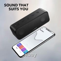 Soundcore 3 by Anker, Bluetooth Speaker with Stereo Sound, Pure Black