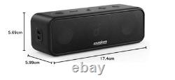 Soundcore 3 by Anker, Bluetooth Speaker with Stereo Sound, Pure Black