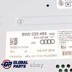 Stereo Radio Amp Audi A5 F5 Sound System Speaker Amplifier 8W0035465