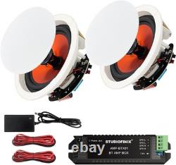 Stylish 6.5 Bluetooth Ceiling Speaker System 300 Watts for Immersive Sound