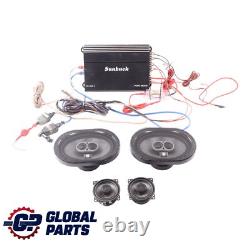 Sunbuck SK-990.4 Stereo Amplifier OE Audio OEP-693CX Speaker HiFi Car Audio Set