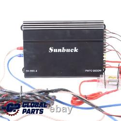 Sunbuck SK-990.4 Stereo Amplifier OE Audio OEP-693CX Speaker HiFi Car Audio Set