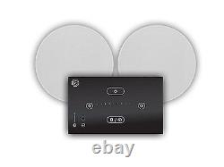 Systemline E50 Built-In Bluetooth Hi-Fi System and Qi 65CB Ceiling Speakers PAIR