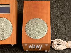 TIVOLI AUDIO Model 10 Stereo AM / FM Clock Radio Speakers with Remote Boxed