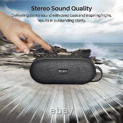 TOZO PA1 Bluetooth Speaker with 20W Stereo Sound, 25H Playtime, IPX7 Waterpro