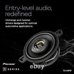 TS-A879 3-1/2 2-Way Speakers, Black