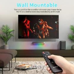 TV Speakers, Home Theater Speaker Wireless Audio Sound Bar TV Speaker + Bass