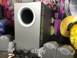 Tannoy FX5.1 Surround Sound Speaker System SILVER N/MINT SERVICED L@@K FREE Pp
