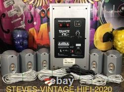 Tannoy FX5.1 Surround Sound Speaker System SILVER N/MINT SERVICED L@@K FREE Pp