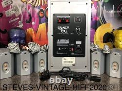 Tannoy FX5.1 Surround Sound Speaker System SILVER N/MINT SERVICED L@@K FREE Pp