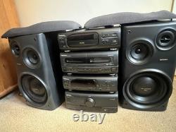 Technics SC-CH550 CD Stereo Sound System Working With Speakers