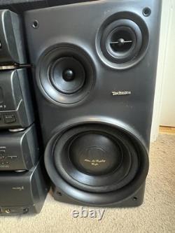 Technics SC-CH550 CD Stereo Sound System Working With Speakers