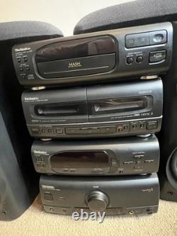 Technics SC-CH550 CD Stereo Sound System Working With Speakers