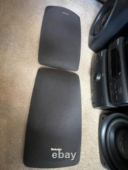 Technics SC-CH550 CD Stereo Sound System Working With Speakers