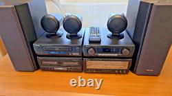 Technics Sc-ca1080 CD Stereo System + Remote/manual/ 5 Speaker Surround Sound