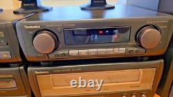 Technics Sc-ca1080 CD Stereo System + Remote/manual/ 5 Speaker Surround Sound