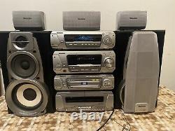 Technics Stereo System DV290 DVD CD Hi-Fi SB-Speakers Surround Sound + No Remote