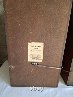 The Fisher XP 56 Vintage Stereo Speakers Pair Beautiful sound