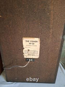 The Fisher XP 56 Vintage Stereo Speakers Pair Beautiful sound