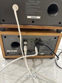 Tivoli Audio Henry Kloss Model Two AM/FM stereo radio external speaker Grey POST