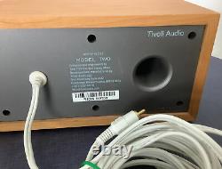 Tivoli Audio Model Two AM/FM Aux. Stereo Table Radio Extra Speaker Henry Kloss