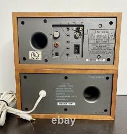 Tivoli Audio Model Two AM/FM Stereo Table Radio & Extension Speaker Henry Kloss
