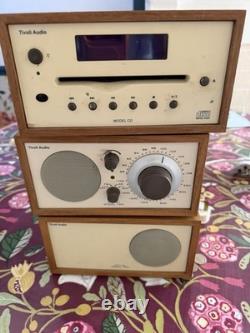 Tivoli Audio Model Two Henry Kloss Stereo Table Radio + CD Player + Speaker