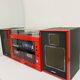 Toshiba Stereo Sound System Sl-6 From Japan Red Collectible Speakers/stereo