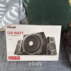 Trust Tytan 2.1 PC Speakers with Subwoofer, 120W (60W RMS), Sound System