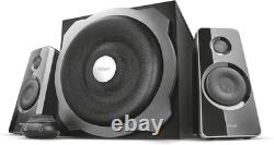 Trust Tytan 2.1 PC Speakers with Subwoofer, 120W (60W RMS), UK Plug, Sound