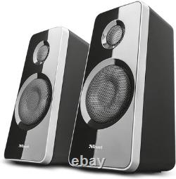 Trust Tytan 2.1 PC Speakers with Subwoofer, 120W (60W RMS), UK Plug, Sound