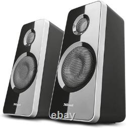 Trust Tytan 2.1 PC Speakers with Subwoofer, 120W (60W RMS), UK Plug Sound System